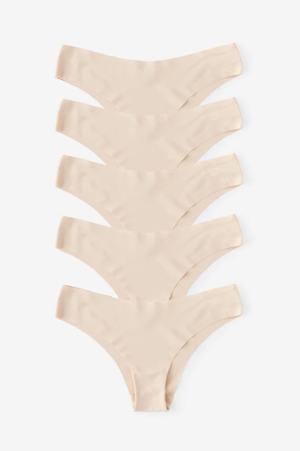 5 Pack Invisible Cheeky Brief