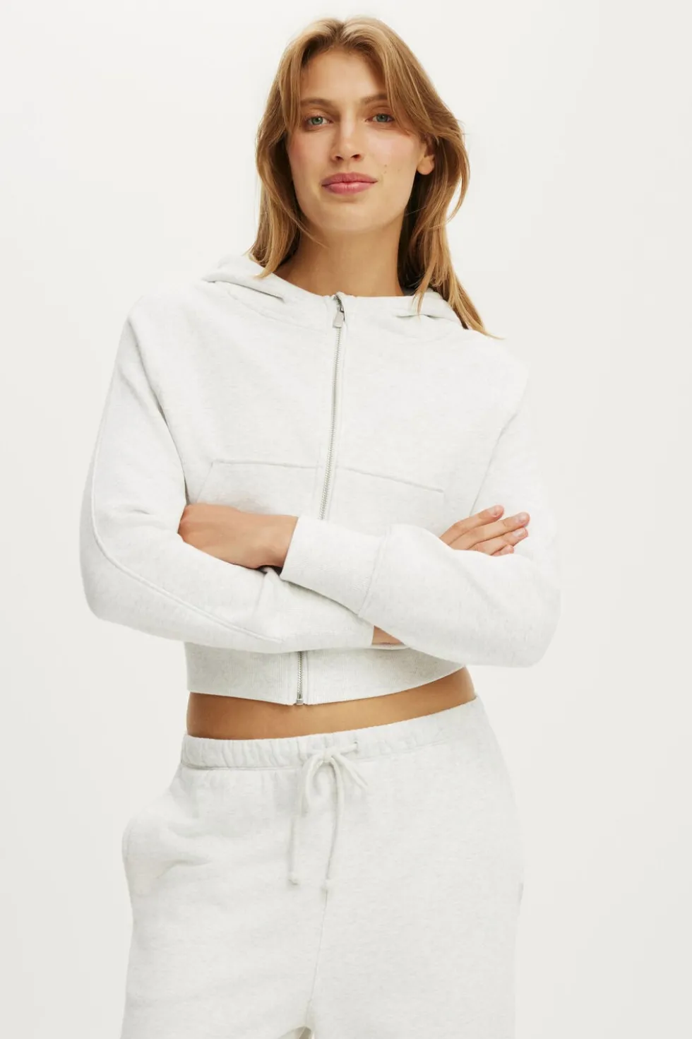 Active Raglan Zip Through Hoodie