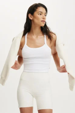 Active Rib T-Bar Cropped Tank