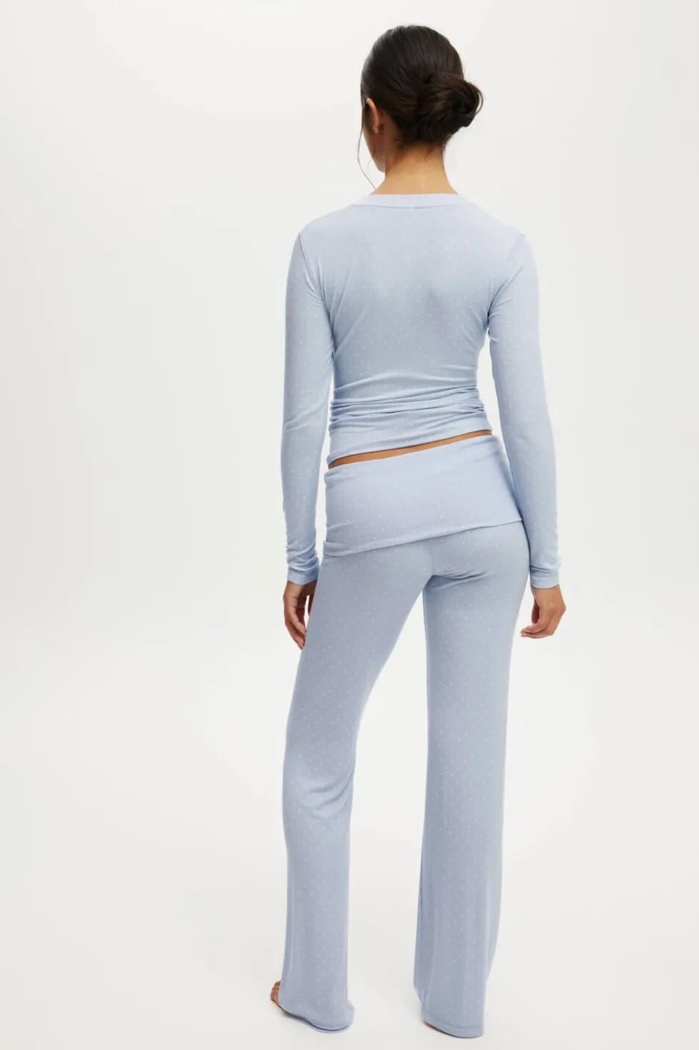 Airy Soft Roll Waist Pant