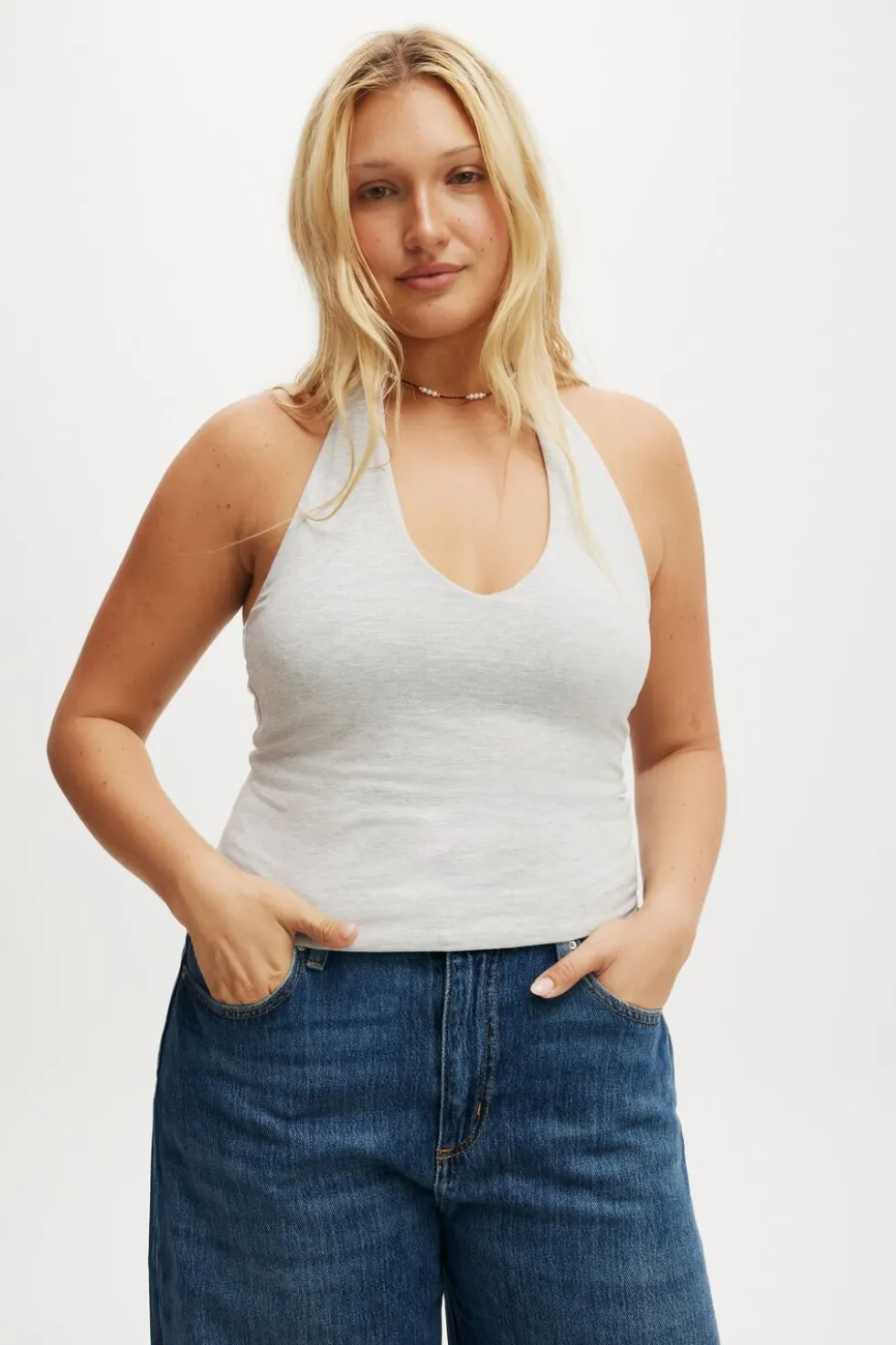 All Day V Neck Halter