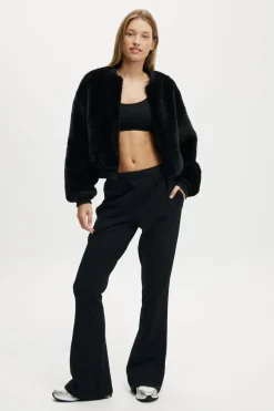 Ariel Faux Fur Bomber Jacket
