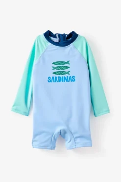 Baby Long Sleeve All In One Swimsuit