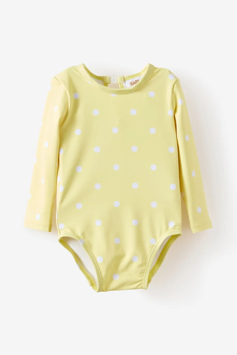 Baby Long Sleeve Keyhole Back Swimsuit