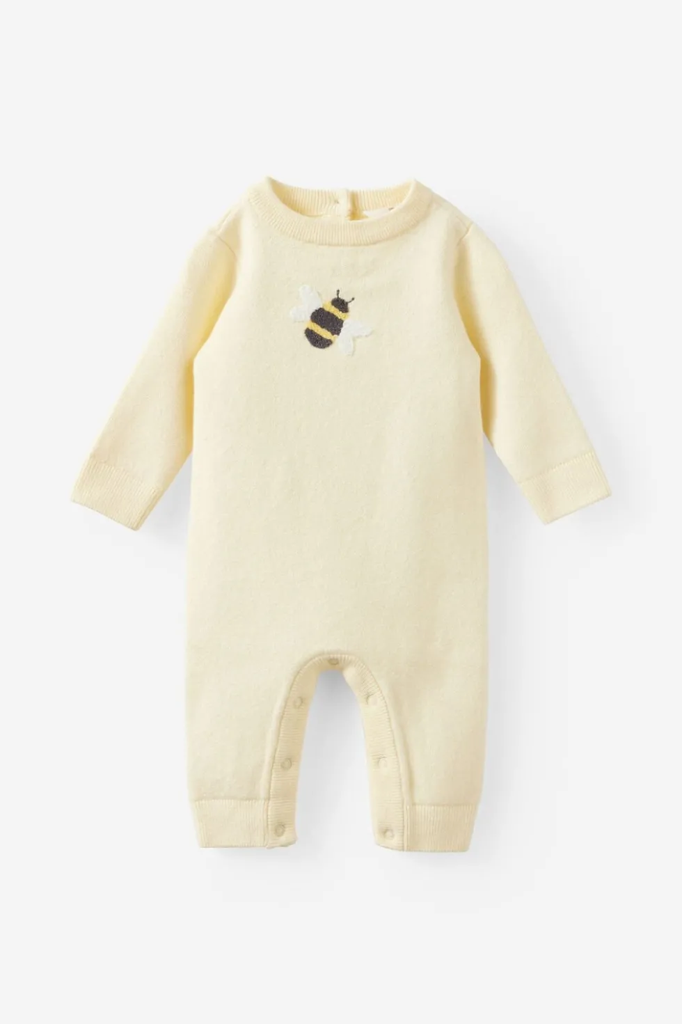 Baby Organic Knit Long Sleeve All In One