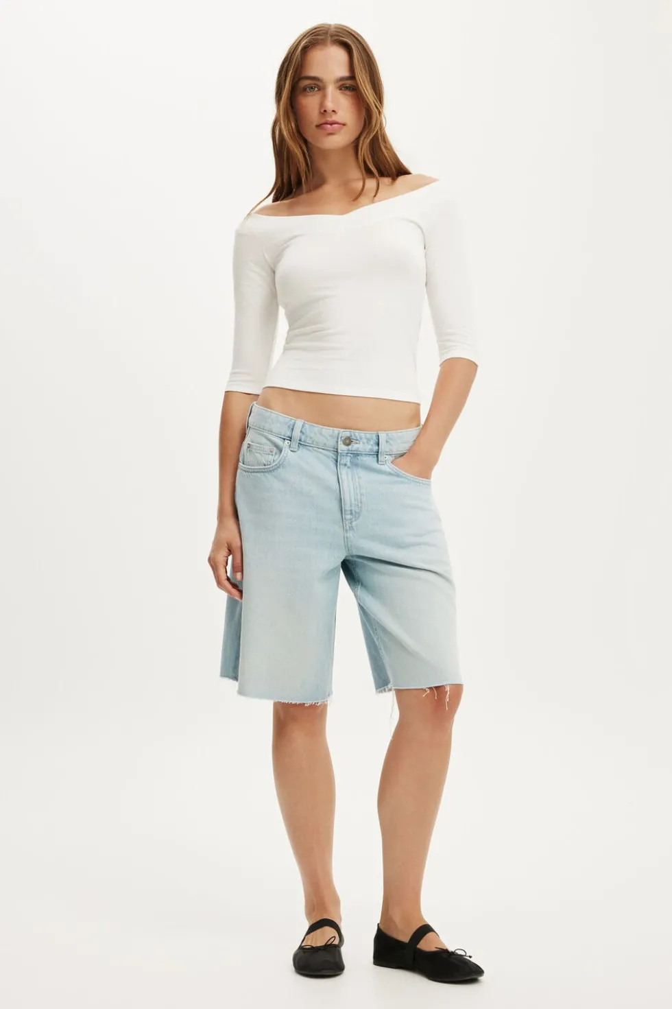 Baggy Denim Short
