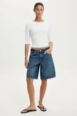 Baggy Denim Short