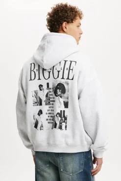 Biggie Smalls Box Fit Music Hoodie