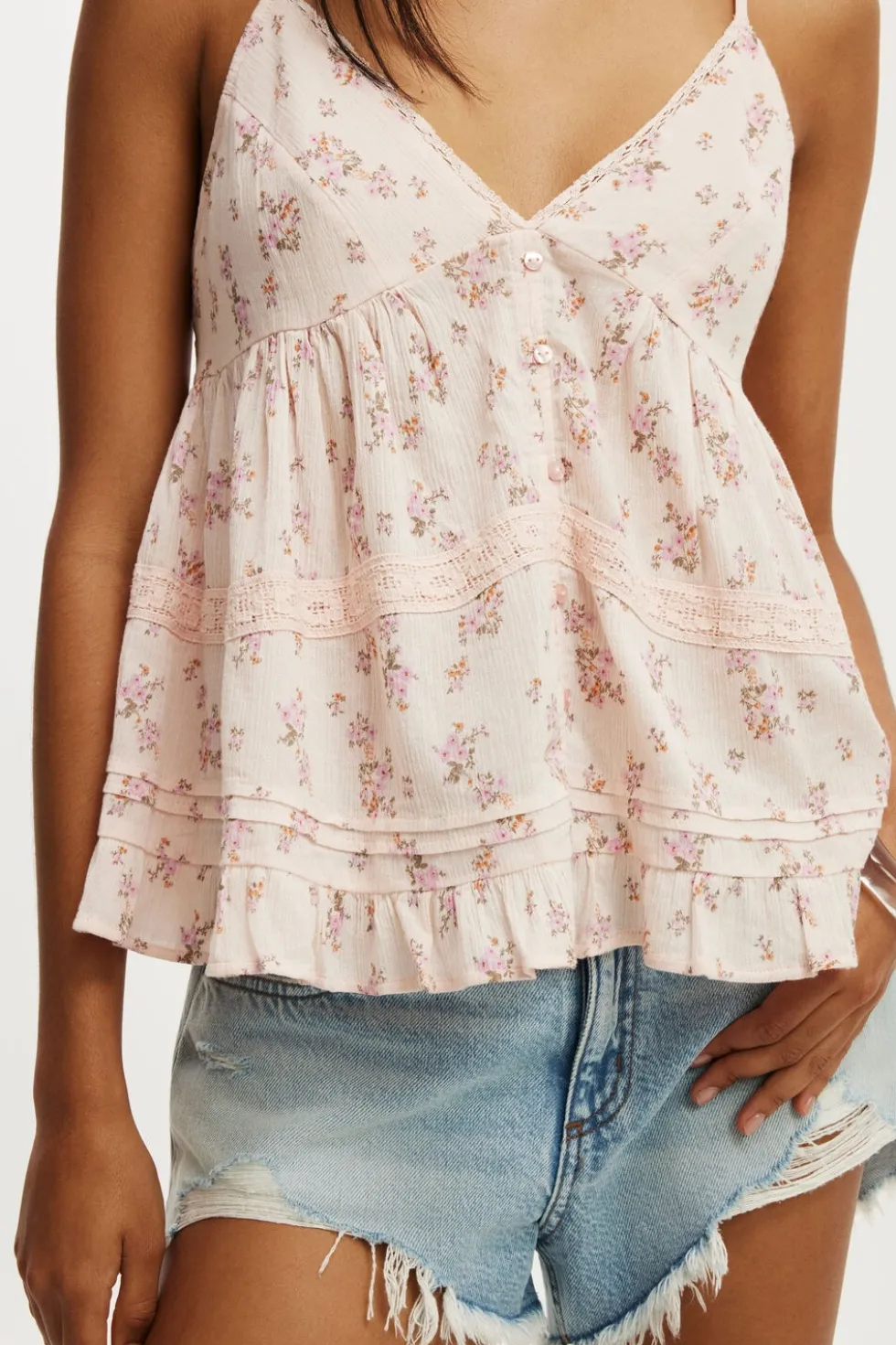 Billie Lace Babydoll Cami