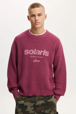 Box Fit Crew Knit