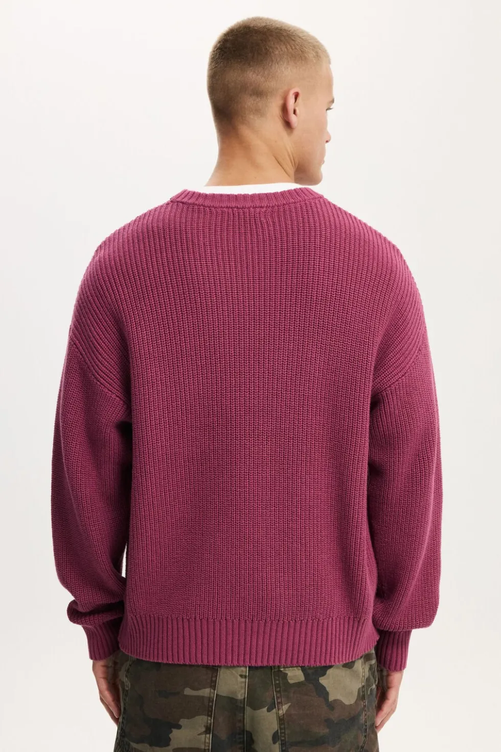 Box Fit Crew Knit