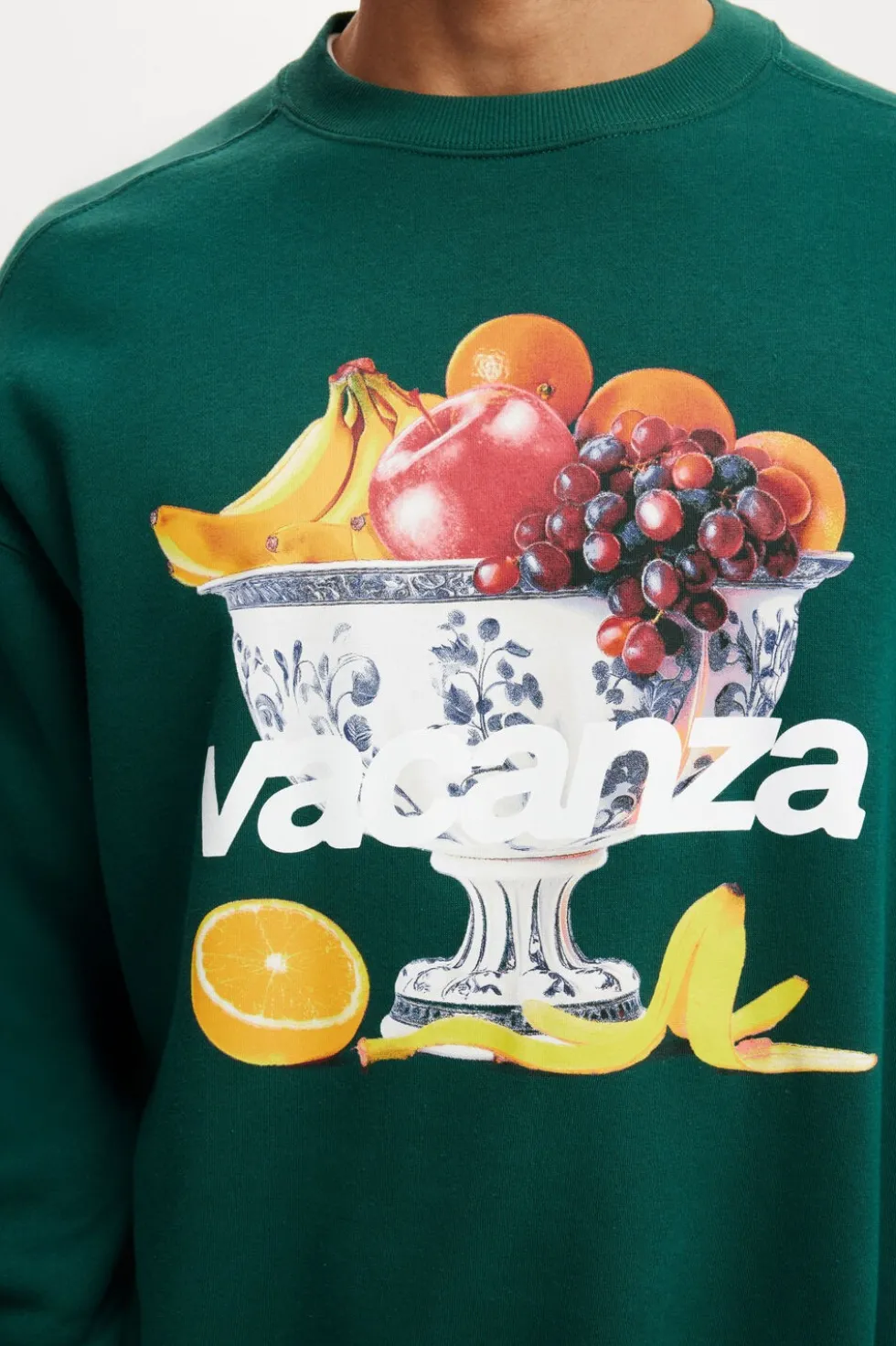 Box Fit Graphic Crew Sweater