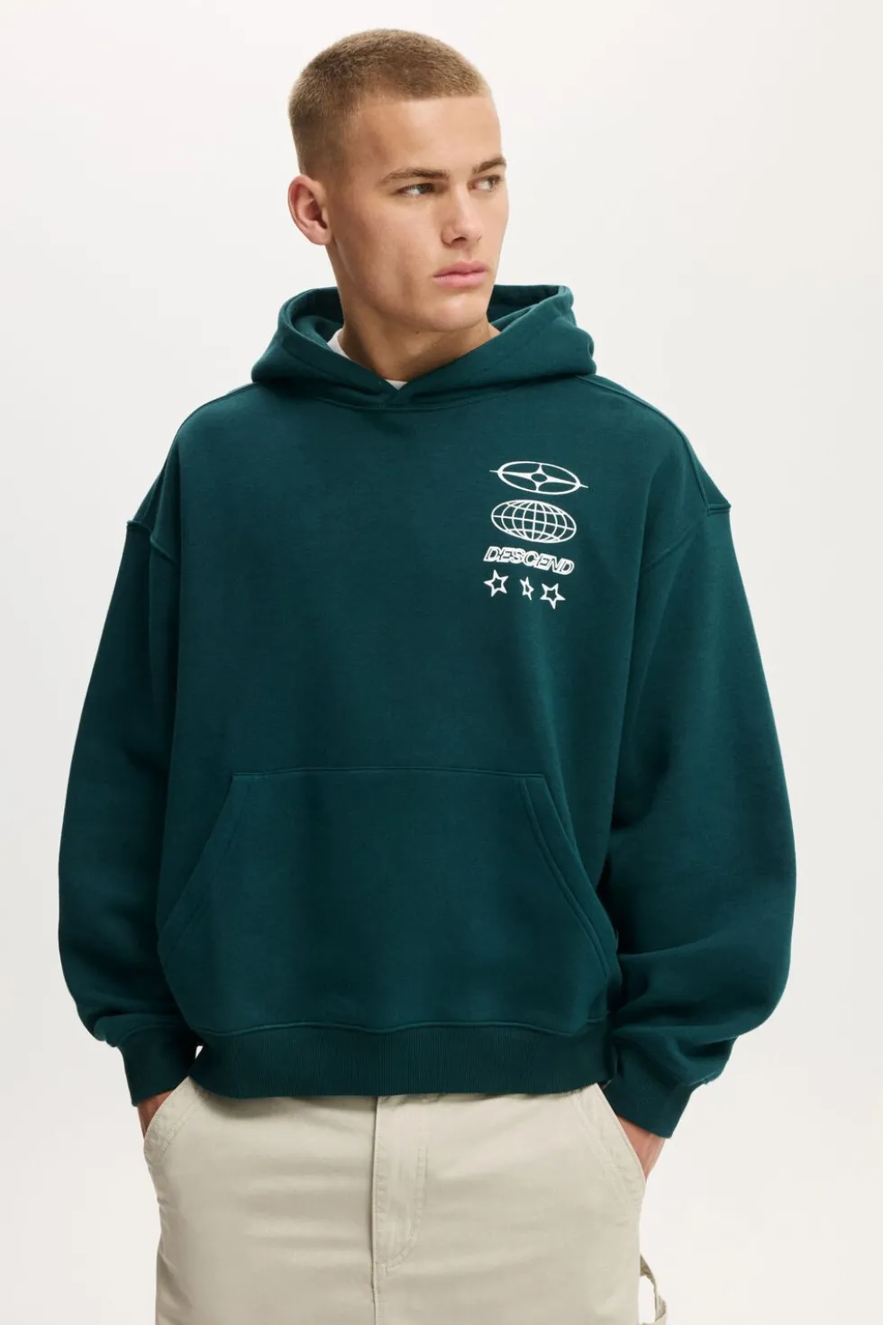 Box Fit Graphic Hoodie
