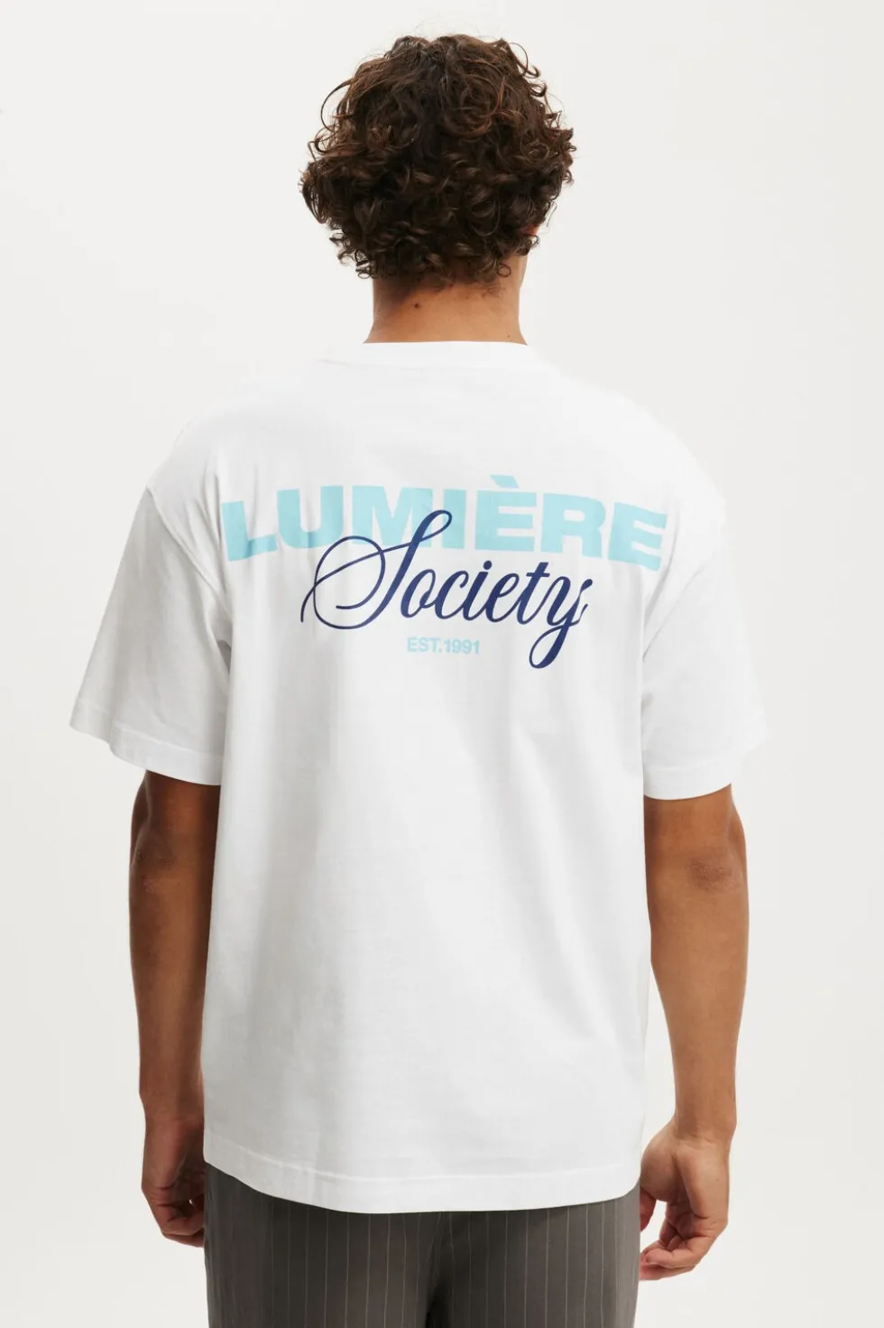 Box Fit Text T-Shirt