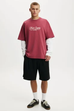 Box Fit Text T-Shirt