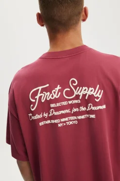 Box Fit Text T-Shirt