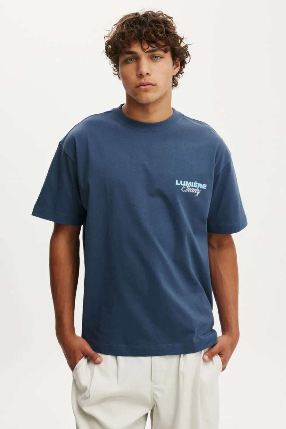 Box Fit Text T-Shirt