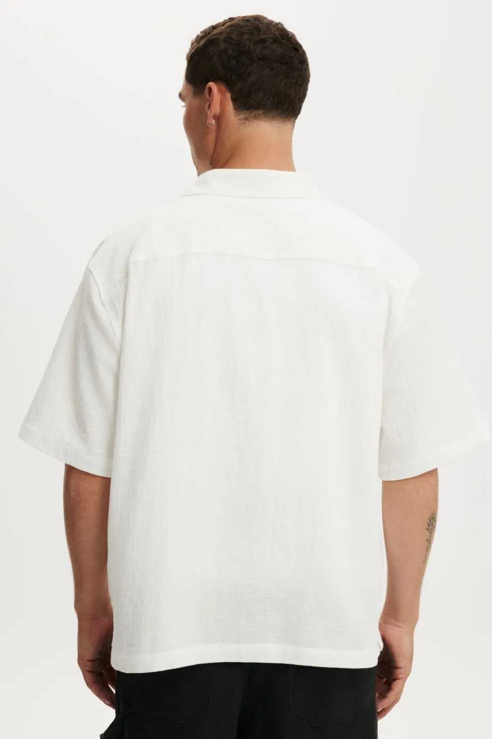 Boxy Fit Short Sleeve Shirt