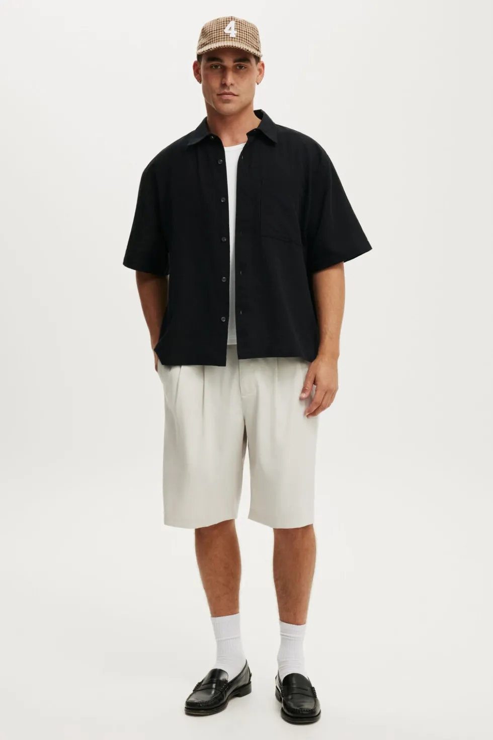 Boxy Fit Short Sleeve Shirt