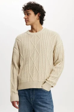 Cable Knit Crew