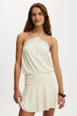 Chloe Halter Mini Dress