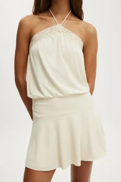 Chloe Halter Mini Dress