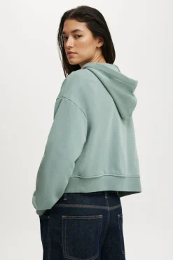 Classic Fleece Oversized Zip Through Hoodie