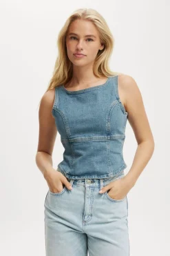 Codie Denim Corset