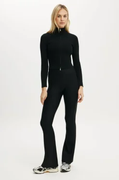 Contour Knit Zip Through
