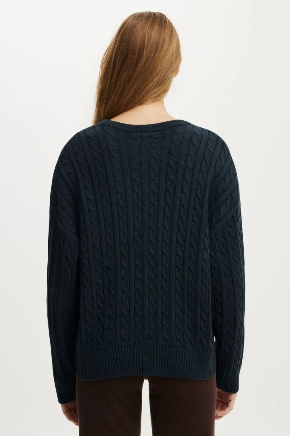 Cotton Crew Neck Sweater