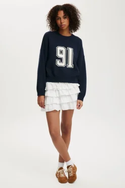 Cotton Crew Neck Sweater
