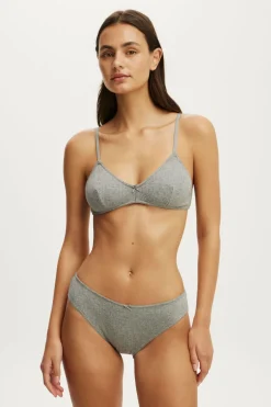 Cotton Pointelle Bikini Brief