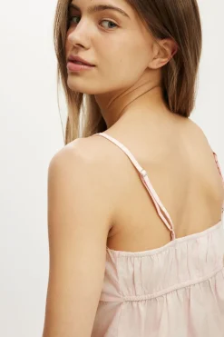 Cotton Soft Keyhole Cami
