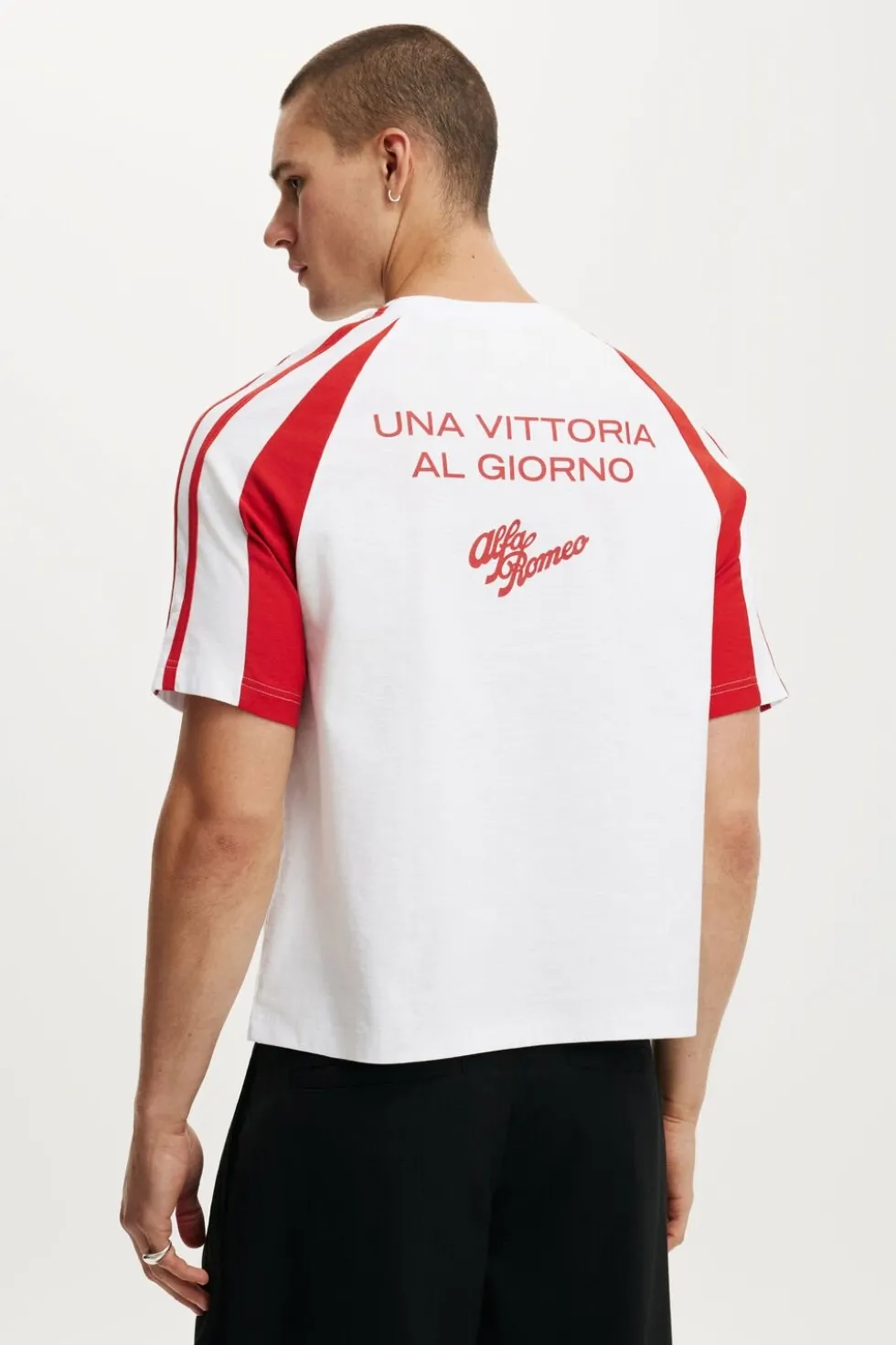 Cropped Fit Alfa Romeo T-Shirt