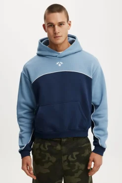 Cropped Fit Graphic Hoodie