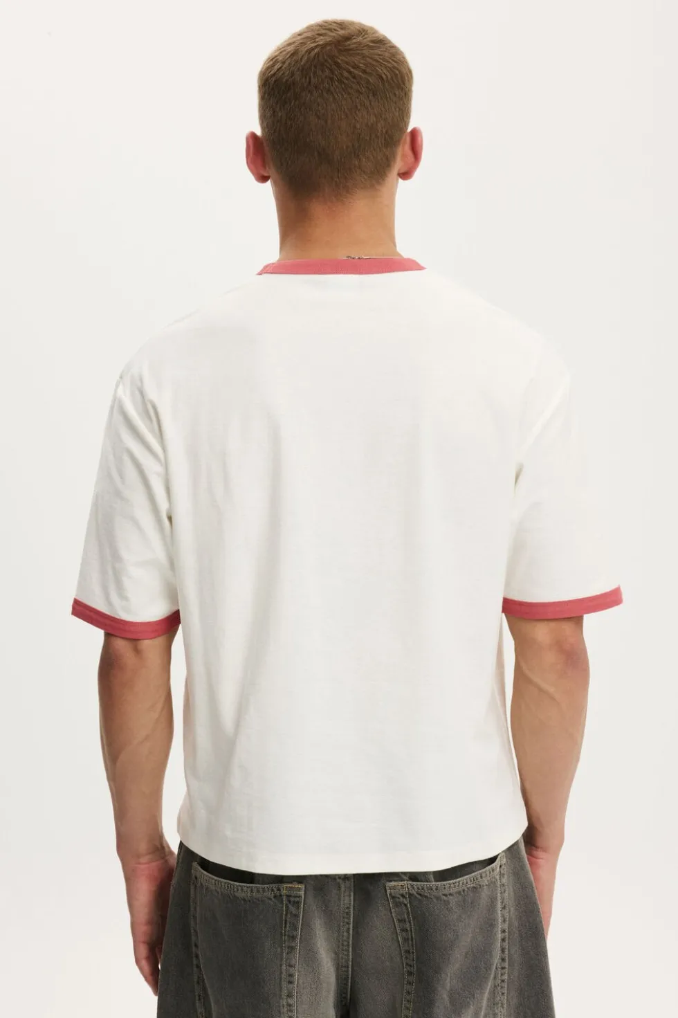 Cropped Fit Graphic T-Shirt