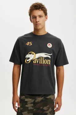 Cropped Fit Graphic T-Shirt