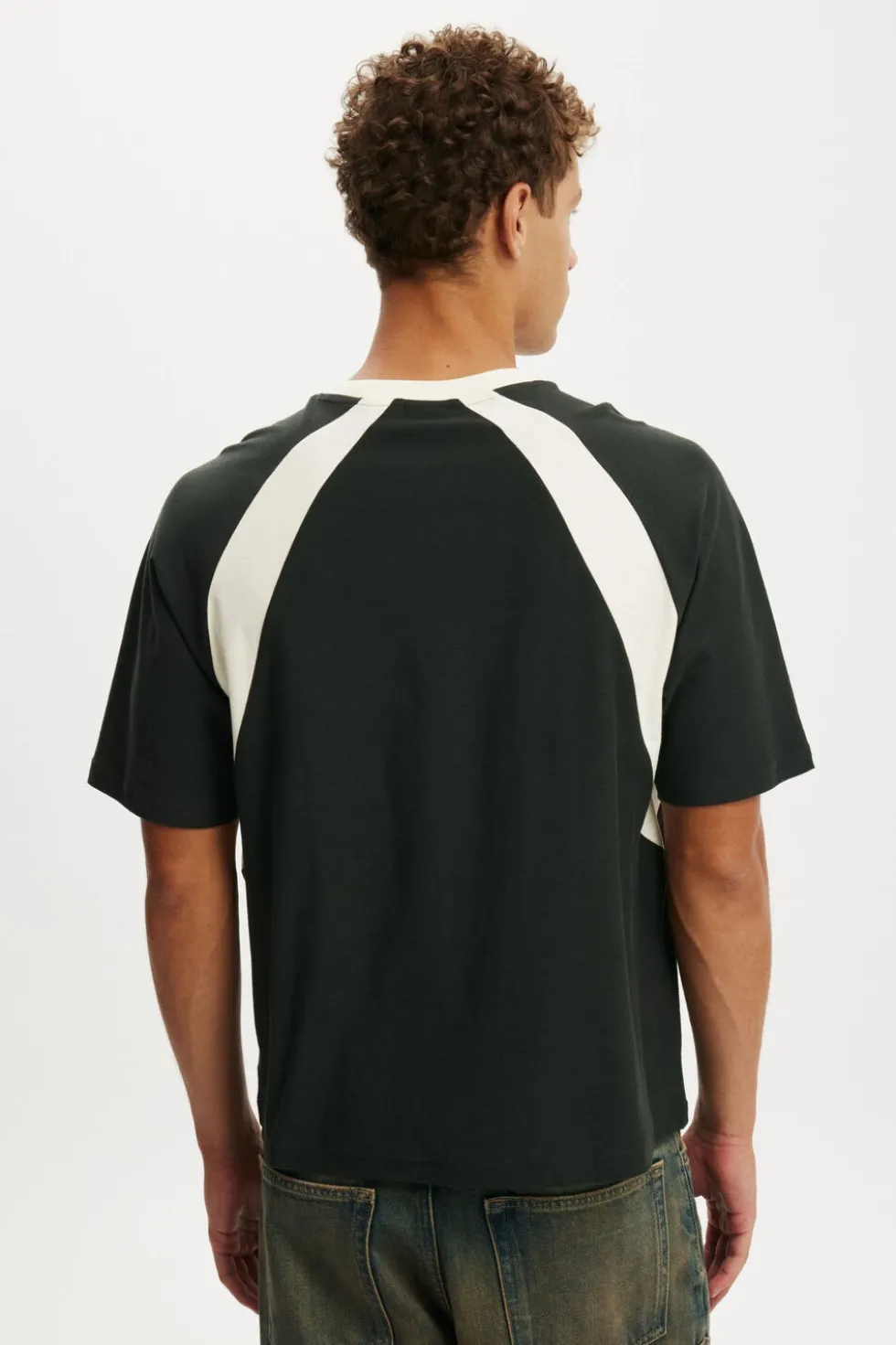 Cropped Fit Graphic T-Shirt