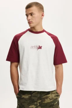 Cropped Fit Graphic T-Shirt