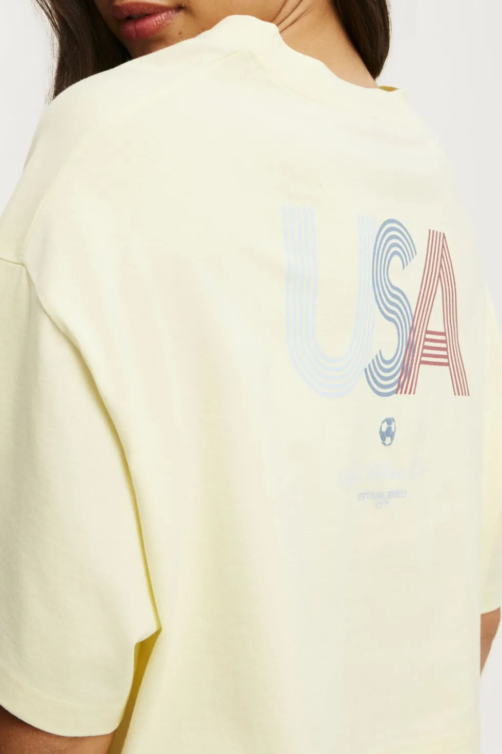 Cropped Graphic Sporty Tee