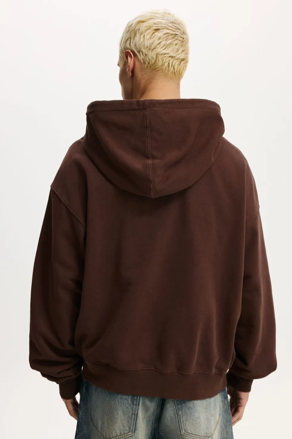 Cropped Zip Up Hoodie