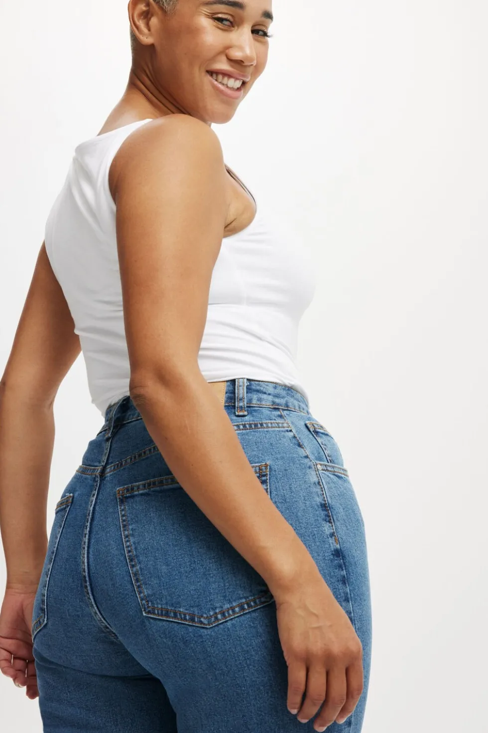 Curvy Stretch Straight Jean