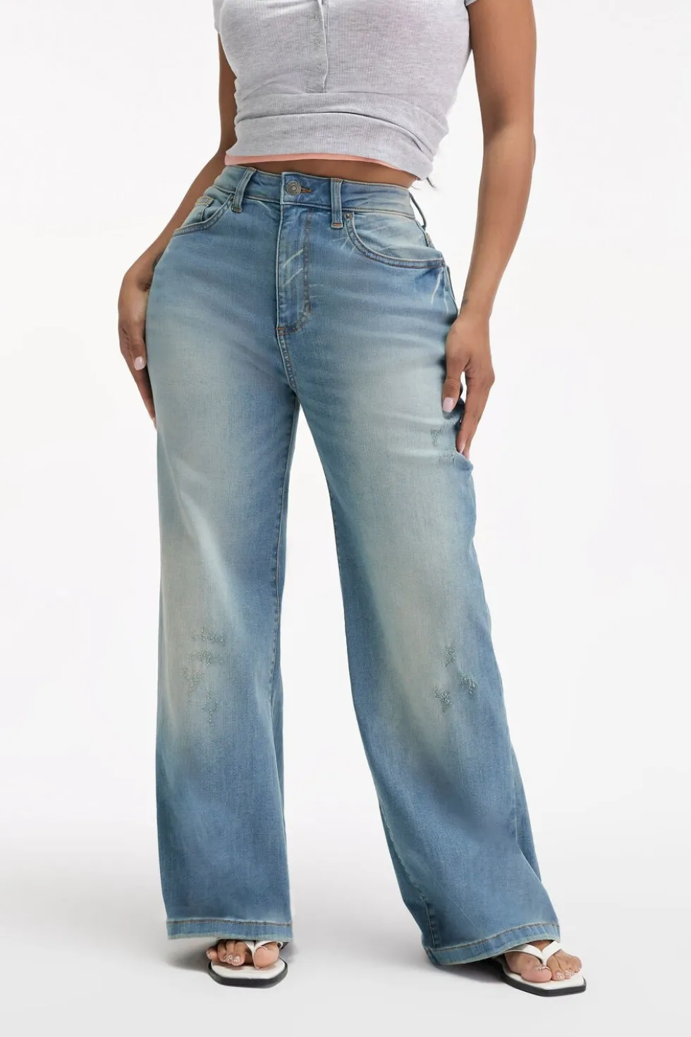 Curvy Stretch Wide Jean
