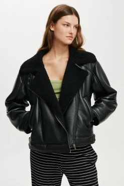 Dakota Faux Leather Aviator