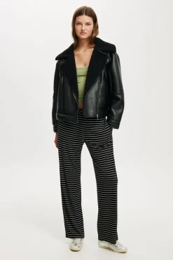 Dakota Faux Leather Aviator