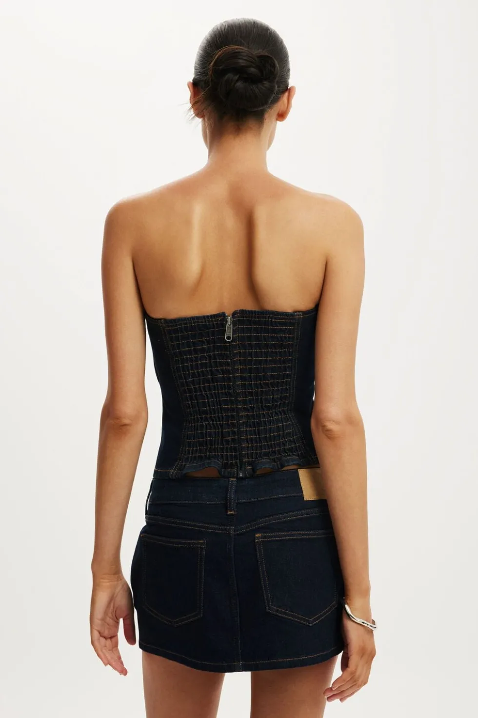 Denim Corset