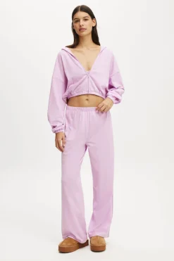 Departure Lounge Crop Hoodie