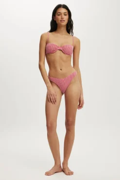 Dip Front High Side Brazilian Bikini Bottom