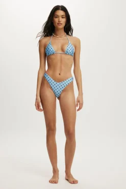 Dip Front High Side Brazilian Bikini Bottom