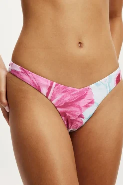 Dip Front High Side Brazilian Bikini Bottom